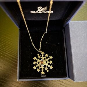 Swarovski Silver Starburst Necklace